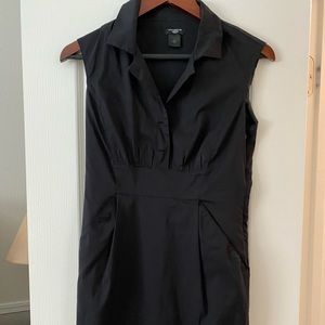 Black sleeveless LOFT dress